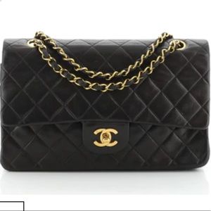 Vintage Classic Double Flap Quilted Chanel
